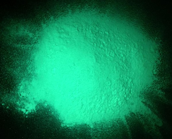 Pigmento fotoluminiscente puro en polvo